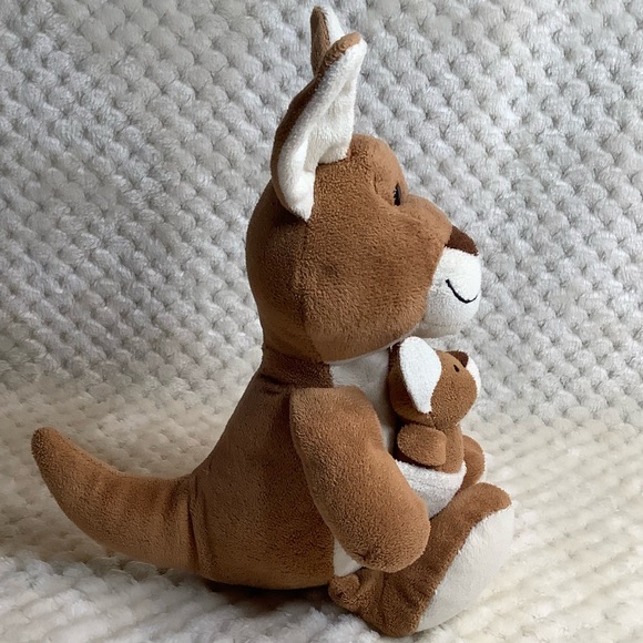 Kinder Surprise Plush Mommy Kangaroo and Baby Stuffed Animal Toy - Picture 2 of 12